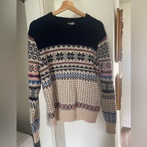 Size medium lambswool J Crew sweater.